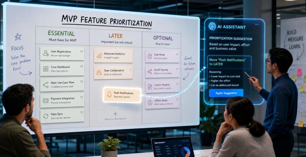 Using AI in the Development Of Minimum Viable Products (MVPs)